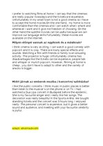 Összefoglalók, jegyzetek 'Angol érettségi szóbeli témakörök', 20.                