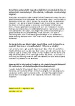 Összefoglalók, jegyzetek 'Angol érettségi szóbeli témakörök', 27.                