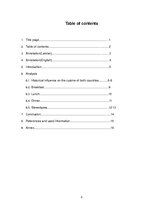 Kutatási anyagok 'USA’s and Great Britain’s Menu', 2.                