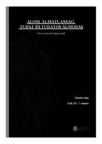 Összefoglalók, jegyzetek 'Álom, álmatlanság, tudat és tudatos álmodás', 1.                