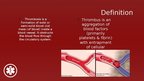 Prezentációk 'Thrombosis', 3.                