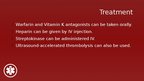 Prezentációk 'Thrombosis', 10.                