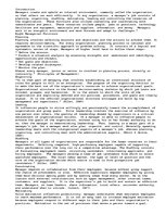 Esszék 'Managerial Functions', 1.