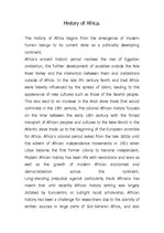 Esszék 'History of Africa', 1.                