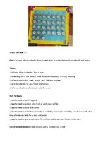 Minták 'Perpetual Button Calendar', 5.                