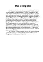 Esszék 'Der Computer', 1.                