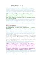 Összefoglalók, jegyzetek 'Role-play on Meetings', 1.                