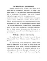 Kutatási anyagok 'European Union Budget', 2.                