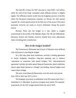 Kutatási anyagok 'European Union Budget', 10.                