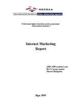 Összefoglalók, jegyzetek 'Internet Marketing', 1.                