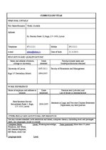 Minták 'Application Letter and CV', 2.                