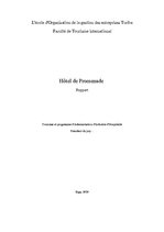 Kutatási anyagok 'Hôtel de Promenade', 1.                