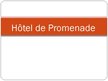Kutatási anyagok 'Hôtel de Promenade', 14.                