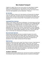 Összefoglalók, jegyzetek 'New Zealand Transport', 1.                