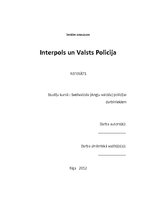 Kutatási anyagok 'Interpol and State Police. International Criminal Police Organization', 2.                