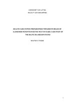 Záródolgozatok 'Health Care System Preparedness Towards Increase of  Alzheimer Patients over the', 1.                