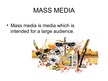 Prezentációk 'Mass Media', 3.                