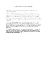 Esszék 'Family Ties Are the Most Important Things in Life', 1.                