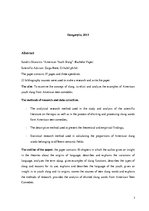 Záródolgozatok 'American Youth Slang', 3.                