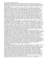 Esszék 'Roles of International Financial Institutions', 1.                