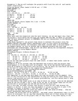 Esszék 'Project Evaluation - Using CAPM', 2.