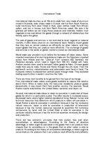 Esszék 'International Trade', 1.                