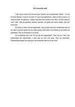 Esszék 'My Favourite Mall', 1.                