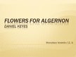 Prezentációk 'Daniel Keyes "Flowers for Algernon"', 1.                