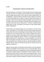 Esszék 'Ronald Reagan’s Domestic and Foreign Affairs', 1.                