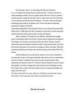 Esszék 'The World Is Infinite Place where One Man's Truth can Easily Be Other's Lie', 2.                