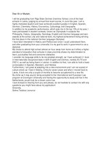 Minták 'Motivation Letter', 1.                