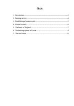 Kutatási anyagok 'Bank Services', 1.                