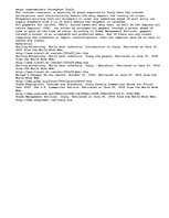 Esszék 'Risk Analysis in Italy ', 4.                