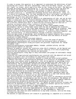 Esszék 'Psychology a Science', 1.                