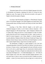 Záródolgozatok 'English as a Means of Communication between the West and the East', 7.                