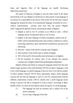 Záródolgozatok 'English as a Means of Communication between the West and the East', 8.                