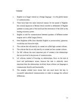 Záródolgozatok 'English as a Means of Communication between the West and the East', 53.                