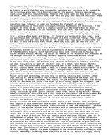 Esszék 'Advancing in the field of literature: A Gift to society or a dose of a lethal su', 1.                