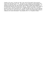 Esszék 'Fragment Changes in Life, personal experience', 2.                