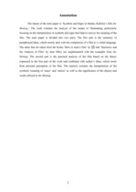 Kutatási anyagok 'Symbols and Signs in Stanley Kubrick’s Film "The Shining"', 1.                