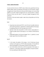 Záródolgozatok 'Competitiveness of J/S Company "Kometa" in the World Market', 61.                