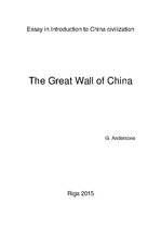 Esszék 'The Great Wall of China', 1.                