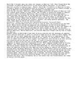 Esszék 'Effects of World War Two on American Society', 1.                