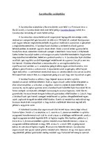 Kutatási anyagok 'A Lactobacillus acidophilus faj jellemzése', 1.                