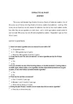 Kutatási anyagok 'The Psychology of Smoking', 10.                