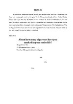 Kutatási anyagok 'The Psychology of Smoking', 16.                