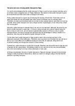 Esszék 'The Pros and Cons of Using Public Transport in Riga', 1.                