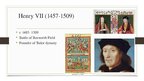 Prezentációk 'Henry VII and His Political Reforms', 3.                