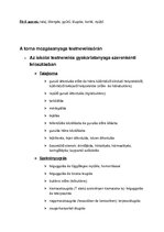 Összefoglalók, jegyzetek 'Testnevelés érettségi tétel, torna', 2.                