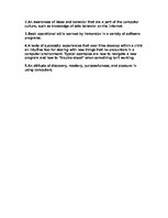 Esszék 'Computers Advantages and Disadventages', 3.                